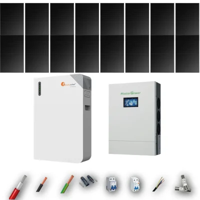 Kit Solar Full Black MasterPower 6kW 4xPanel Solar Longi 475Wp Batería Felicity 11,8kWh 16 Paneles - CuencaSolar