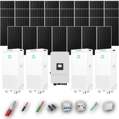 Kit Solar Trifásico Aislada Deye 20kW 31xPanel Solar Aiko 665Wp 4xBatería Dyness 16kWh 31 Paneles - CuencaSolar