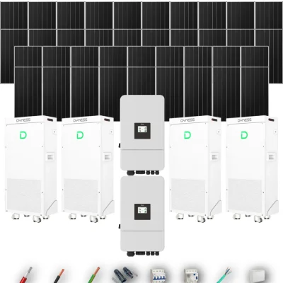 Kit Solar Trifásico Aislada Deye 24kW 37xPanel Solar Aiko 665Wp 4xBatería Dyness 16kWh 38 Paneles - CuencaSolar
