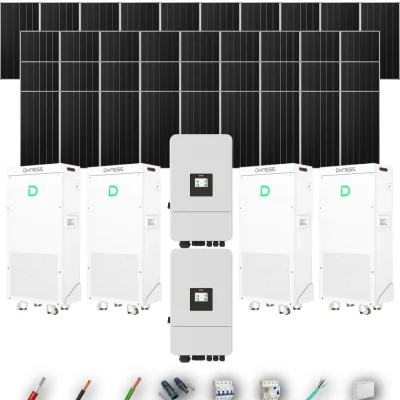 Kit Solar Trifásico Aislada Deye 24kW 37xPanel Solar Aiko 665Wp 4xBatería Dyness 16kWh 37 Paneles - CuencaSolar