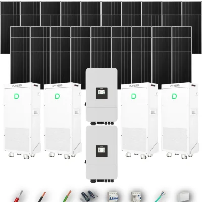 Kit Solar Trifásico Aislada Deye 30kW 41xPanel Solar Aiko 665Wp 4xBatería Dyness 16kWh 47 Paneles - CuencaSolar