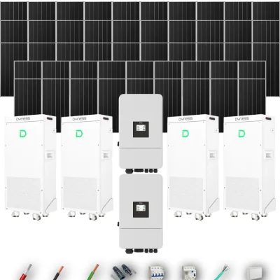 Kit Solar Trifásico Aislada Deye 30kW 41xPanel Solar Aiko 665Wp 4xBatería Dyness 16kWh 48 Paneles - CuencaSolar