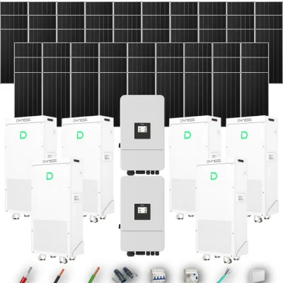 Kit Solar Trifásico Aislada Deye 40kW 51xPanel Solar Aiko 665Wp 6xBatería Dyness 16kWh 57 Paneles - CuencaSolar