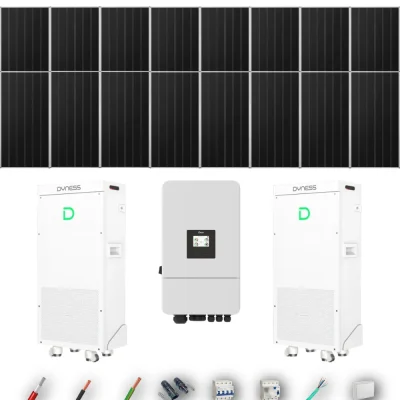 Kit Solar Trifásico Autoconsumo Deye 10kW 16xPanel Solar Aiko 665Wp 2xBatería Dyness 16kWh 16 Paneles - CuencaSolar