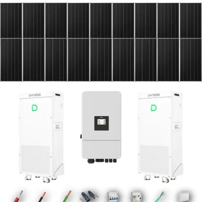 Kit Solar Trifásico Autoconsumo Deye 10kW 16xPanel Solar Aiko 665Wp 2xBatería Dyness 16kWh 18 Paneles - CuencaSolar