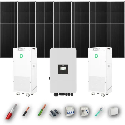 Kit Solar Trifásico Autoconsumo Deye 12kW 21xPanel Solar Aiko 665Wp 2xBatería Dyness 16kWh 21 Paneles - CuencaSolar