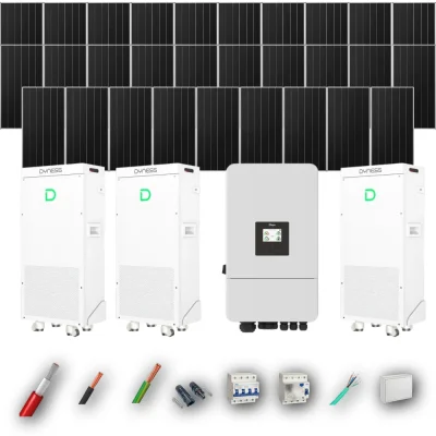 Kit Solar Trifásico Autoconsumo Deye 15kW 25xPanel Solar Aiko 665Wp 3xBatería Dyness 16kWh 29 Paneles - CuencaSolar