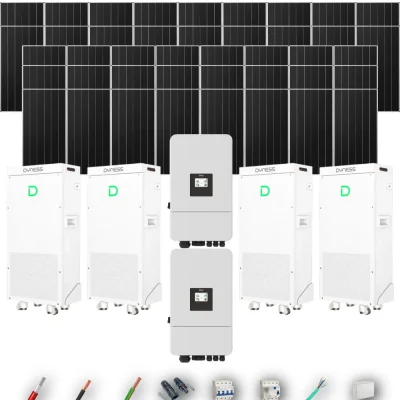 Kit Solar Trifásico Autoconsumo Deye 30kW 41xPanel Solar Aiko 665Wp 4xBatería Dyness 16kWh 42 Paneles - CuencaSolar