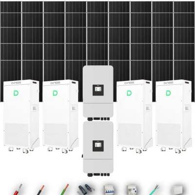 Kit Solar Trifásico Autoconsumo Deye 30kW 41xPanel Solar Aiko 665Wp 4xBatería Dyness 16kWh 45 Paneles - CuencaSolar