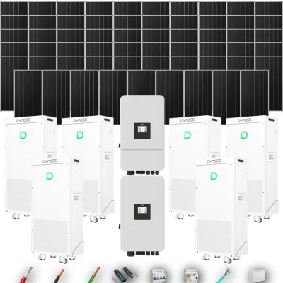 Kit Solar Trifásico Autoconsumo Deye 40kW 51xPanel Solar Aiko 665Wp 6xBatería Dyness 16kWh 59 Paneles - CuencaSolar
