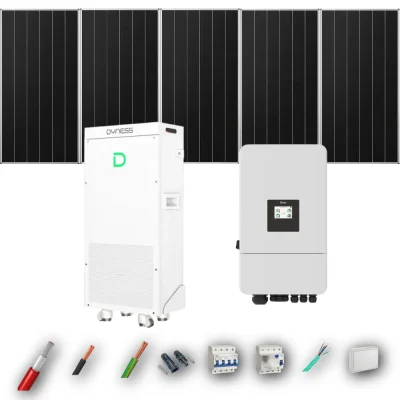 Kit Solar Trifásico Autoconsumo Deye 5kW 4xPanel Solar Aiko 665Wp Batería Dyness 16kWh 5 Paneles - CuencaSolar