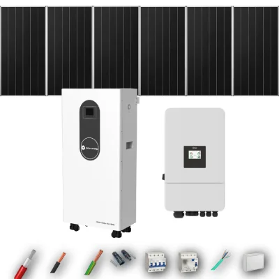 Kit Solar Trifásico Autoconsumo Deye 5kW 4xPanel Solar Aiko 665Wp Batería Turbo Energy 16kWh 6 Paneles - CuencaSolar