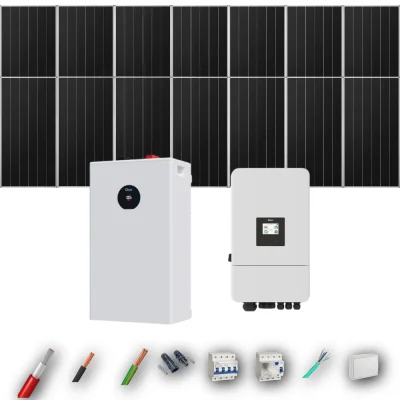 Kit Solar Trifásico Autoconsumo Deye 8kW 12xPanel Solar Aiko 665Wp Batería Deye 16kWh 14 Paneles - CuencaSolar