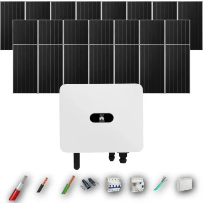 Kit Solar Trifásico Autoconsumo Huawei 12kW 21xPanel Solar Aiko 665Wp 22 Paneles - CuencaSolar