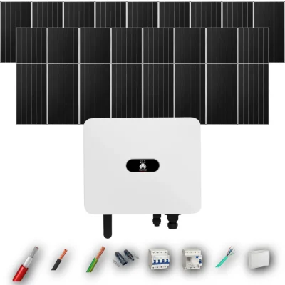 Kit Solar Trifásico Autoconsumo Huawei 15kW 23xPanel Solar Aiko 665Wp 25 Paneles - CuencaSolar
