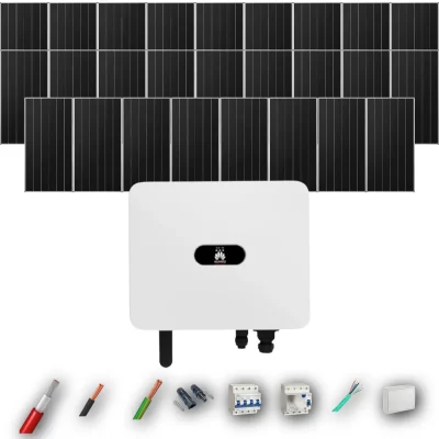 Kit Solar Trifásico Autoconsumo Huawei 17kW 26xPanel Solar Aiko 665Wp 26 Paneles - CuencaSolar