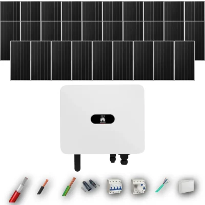 Kit Solar Trifásico Autoconsumo Huawei 20kW 29xPanel Solar Aiko 665Wp 29 Paneles - CuencaSolar
