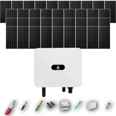 Kit Solar Trifásico Autoconsumo Huawei 25kW 34xPanel Solar Aiko 665Wp 37 Paneles - CuencaSolar