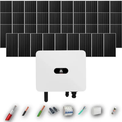 Kit Solar Trifásico Autoconsumo Huawei 25kW 34xPanel Solar Aiko 665Wp 39 Paneles - CuencaSolar