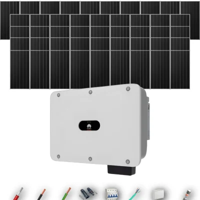 Kit Solar Trifásico Autoconsumo Huawei 30kW 41xPanel Solar Aiko 665Wp 46 Paneles - CuencaSolar