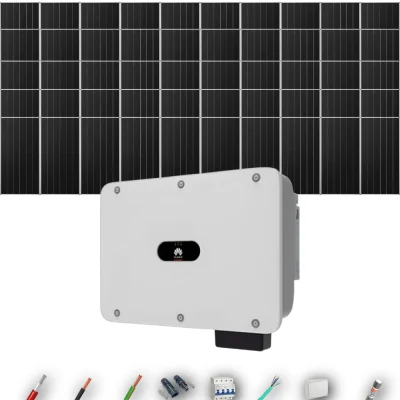 Kit Solar Trifásico Autoconsumo Huawei 30kW 41xPanel Solar Aiko 665Wp 50 Paneles - CuencaSolar