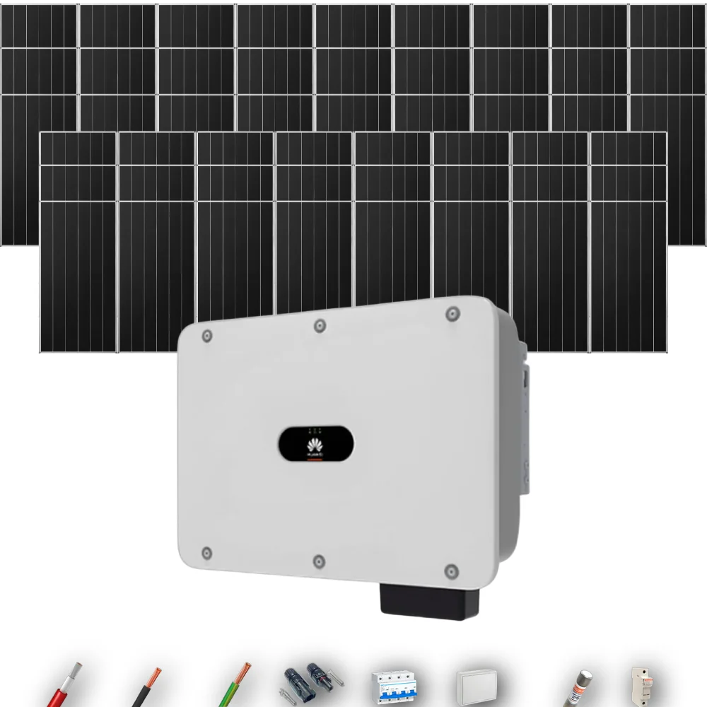 Kit Solar Trifásico Autoconsumo Huawei 40kW 51xPanel Solar Aiko 665Wp 51 Paneles - CuencaSolar