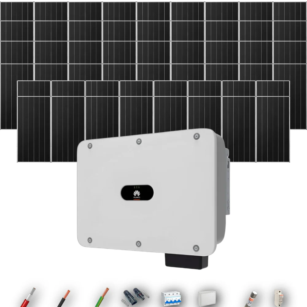 Kit Solar Trifásico Autoconsumo Huawei 40kW 51xPanel Solar Aiko 665Wp 52 Paneles - CuencaSolar
