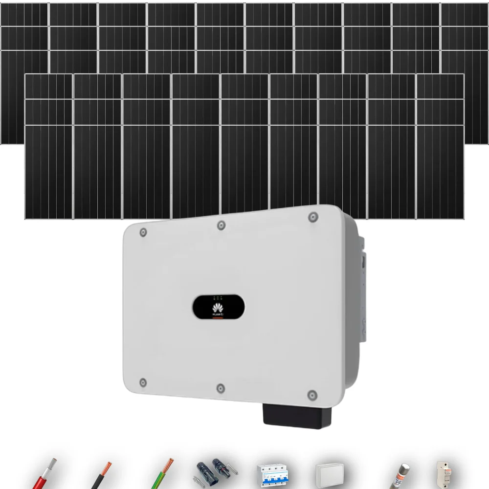 Kit Solar Trifásico Autoconsumo Huawei 40kW 51xPanel Solar Aiko 665Wp 57 Paneles - CuencaSolar