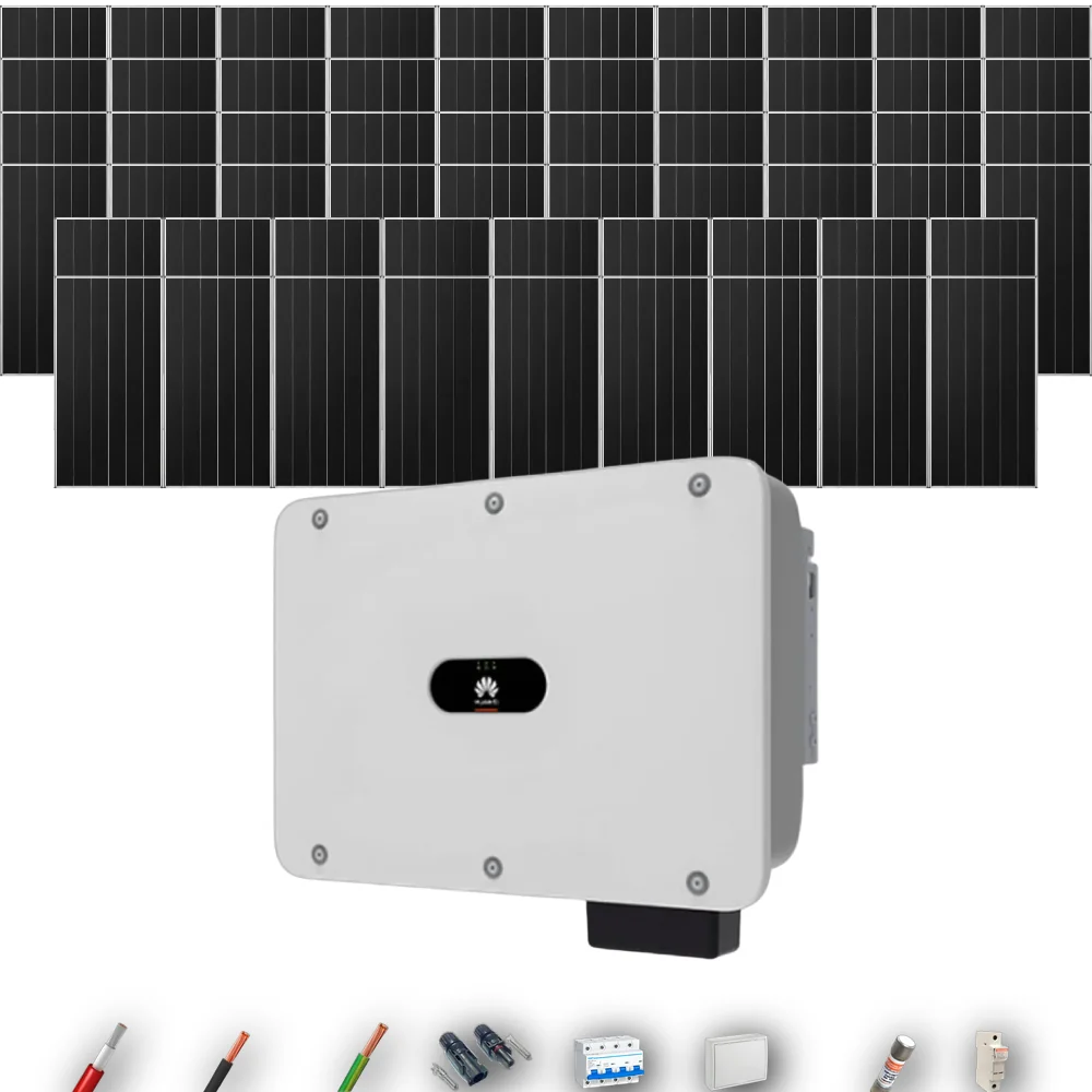 Kit Solar Trifásico Autoconsumo Huawei 40kW 51xPanel Solar Aiko 665Wp 58 Paneles - CuencaSolar