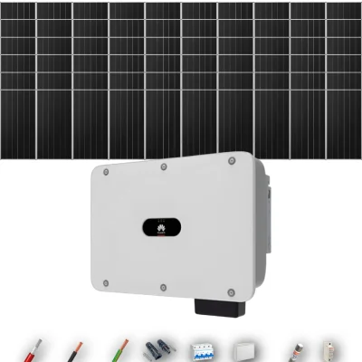 Kit Solar Trifásico Autoconsumo Huawei 40kW 51xPanel Solar Aiko 665Wp 60 Paneles - CuencaSolar