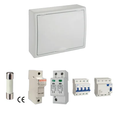 Kit de cuadro fotovoltaico: DC 1 string 16A gPV y AC 16A trifásico – 600V: una envolvente y las protecciones incluidas