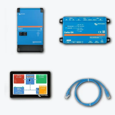 Pack Victron Quattro-II 48/5000/70-50/50 + Cerbo GX MK2 + GX Touch 50 - CuencaSolar