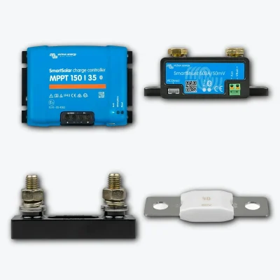 Pack Victron SmartSolar MPPT 150/35 + SmartShunt 500A + Protección 40 A - CuencaSolar