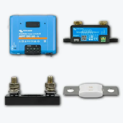 Pack Victron SmartSolar MPPT 150/60 + SmartShunt 500A + Protección 80 A - CuencaSolar