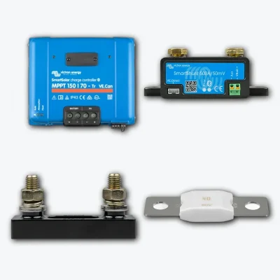 Pack Victron SmartSolar MPPT 150/70 + SmartShunt 500A + Protección 80 A - CuencaSolar