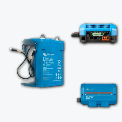 Pack Victron Lithium NG LiFePO4 12,8V 100Ah NG + Lynx Smart BMS 500 NG + Lynx Distributor - CuencaSolar
