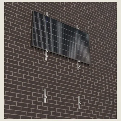 Pack de componentes Sunfer para estructura solar en fachada vertical – caja de 20 soportes S92, dimensionamiento por proyecto (Sunfer 92H) - CuencaSolar