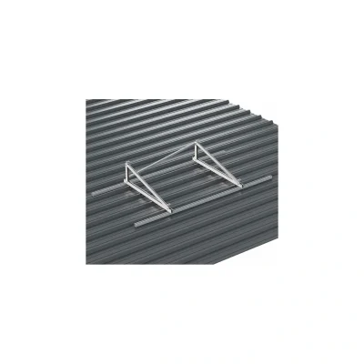 Pack de estructuras Sunfer para 20 paneles solares en horizontal – conjuntos independientes con subestructura integrada a 30° - CuencaSolar