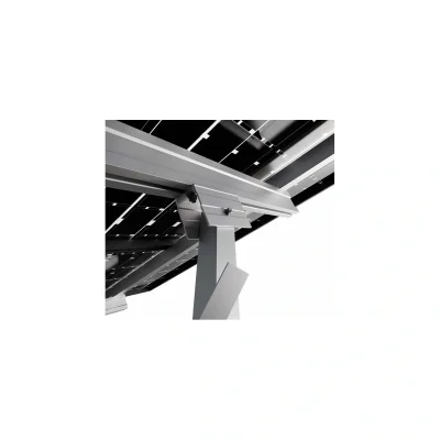 Kit de estructura Sunfer para terreno y 2 filas – 16 paneles solares en vertical a 30° - CuencaSolar