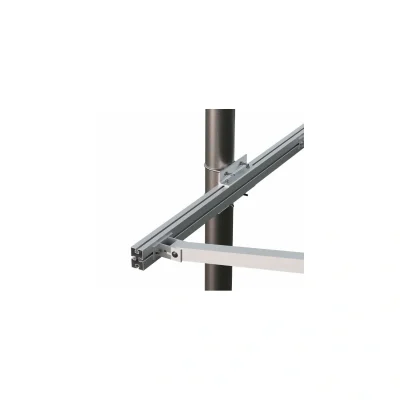 Kit de estructura Sunfer sobre poste Ø 91–104 mm para 2 paneles solares en horizontal - CuencaSolar