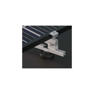 Kit de estructura lastrada Sunfer para 12 paneles solares en horizontal – 3 filas, orientación este-oeste, 10°, hasta 2,4 m (Sunfer 26.1H) - CuencaSolar