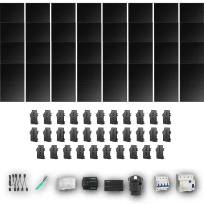 [ENPHASE-IQ8P-EXP-20260831] LONGI475 T 32P PV | Kit Solar Autoconsumo Enphase 15,20 kWp 32 Paneles LONGi 475Wp Full Black Trifásico 32 Paneles - CuencaSolar