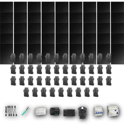 [ENPHASE-IQ8P-EXP-20260831] LONGI475 T 45P PV | Kit Solar Autoconsumo Enphase 21,38 kWp 45 Paneles LONGi 475Wp Full Black Trifásico 45 Paneles - CuencaSolar