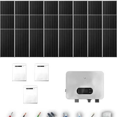 [GOODWE-RANGE-20260917] AISL AIKO665 ESUNIQ 12KW LYNXU 3B 21-24P | Kit Solar Aislada GoodWe 13.96 kWp 21 Paneles AIKO 665Wp N-Type ES Uniq 12 kW 3 Baterías GoodWe Lynx U G3 15 kWh Monofásico 24 Paneles - CuencaSolar