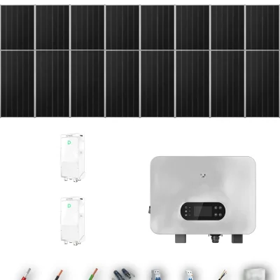 [GOODWE-RANGE-20260917] AISL AIKO665 ESUNIQ 8KW POWERBRICK 2B 11-16P | Kit Solar Aislada GoodWe 7.32 kWp 11 Paneles AIKO 665Wp N-Type ES Uniq 8 kW 2 Baterías Dyness PowerBrick Plus 32.14 kWh Monofásico 16 Paneles - CuencaSolar