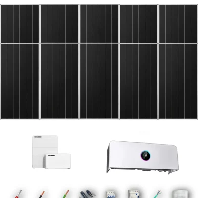 [GOODWE-RANGE-20260917] AISL AIKO665 ETA 5KW LYNXD51 1B 7-10P | Kit Solar Aislada GoodWe 4.66 kWp 7 Paneles AIKO 665Wp N-Type ESA ETA 5 kW 1 Batería GoodWe Lynx D G2 5,1 kWh 5.12 kWh Trifásico 10 Paneles - CuencaSolar