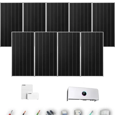 [GOODWE-RANGE-20260917] AISL AIKO665 ETA 5KW LYNXD51 1B 7-10P | Kit Solar Aislada GoodWe 4.66 kWp 7 Paneles AIKO 665Wp N-Type ESA ETA 5 kW 1 Batería GoodWe Lynx D G2 5,1 kWh 5.12 kWh Trifásico 9 Paneles - CuencaSolar