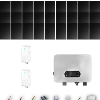 [GOODWE-RANGE-20260917] AISL HANERSUN510FB ESUNIQ 12KW POWERBRICK 2B 27-31P | Kit Solar Aislada GoodWe 13.77 kWp 27 Paneles Hanersun 510Wp Full Black bifacial ES Uniq 12 kW 2 Baterías Dyness PowerBrick Plus 32.14 kWh Monofásico 27 Paneles - CuencaSolar