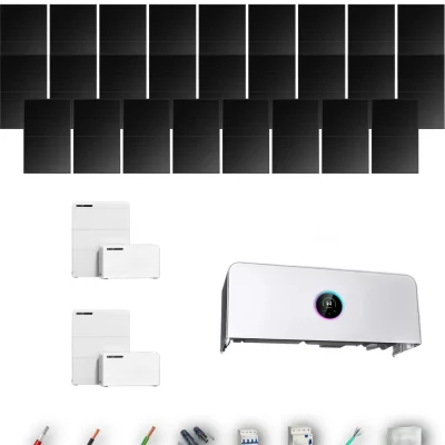 [GOODWE-RANGE-20260917] AISL HANERSUN510FB ETA 10KW LYNXD51 2B 23-26P | Kit Solar Aislada GoodWe 11.73 kWp 23 Paneles Hanersun 510Wp Full Black bifacial ESA ETA 10 kW 2 Baterías GoodWe Lynx D G2 5,1 kWh 10.24 kWh Trifásico 26 Paneles - CuencaSolar