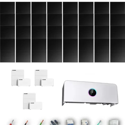 [GOODWE-RANGE-20260917] AISL HANERSUN510FB ETA 15KW LYNXD51 3B 32-38P | Kit Solar Aislada GoodWe 16.32 kWp 32 Paneles Hanersun 510Wp Full Black bifacial ESA ETA 15 kW 3 Baterías GoodWe Lynx D G2 5,1 kWh 15.36 kWh Trifásico 32 Paneles - CuencaSolar
